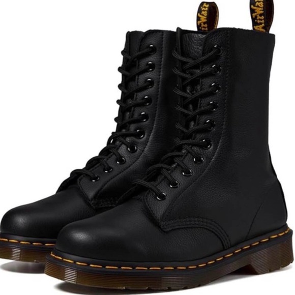 Dr. Martens Shoes - Dr Martens 1460 Black Leather Lace Up Boots Women Size 5 US